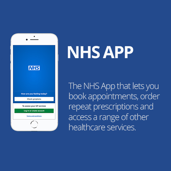 Use the NHS App to order prescriptions, manage appointments, view your medical record and access test results.